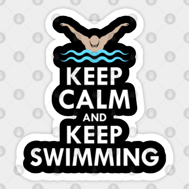 Swimming Swim Team Swimmer Athlete Funny Swimming Sticker TeePublic